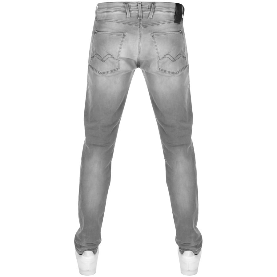 Alternative Image for ProductReplay Anbass Slim Fit Hyperflex Jeans Grey2